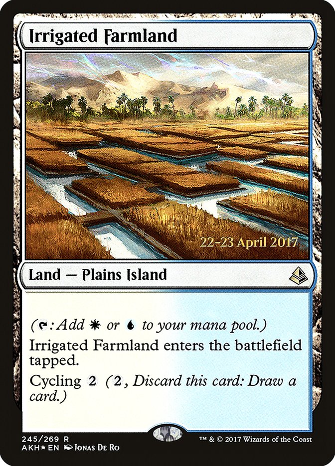 Irrigated Farmland  [Amonkhet Prerelease Promos] | Empire Gaming NC