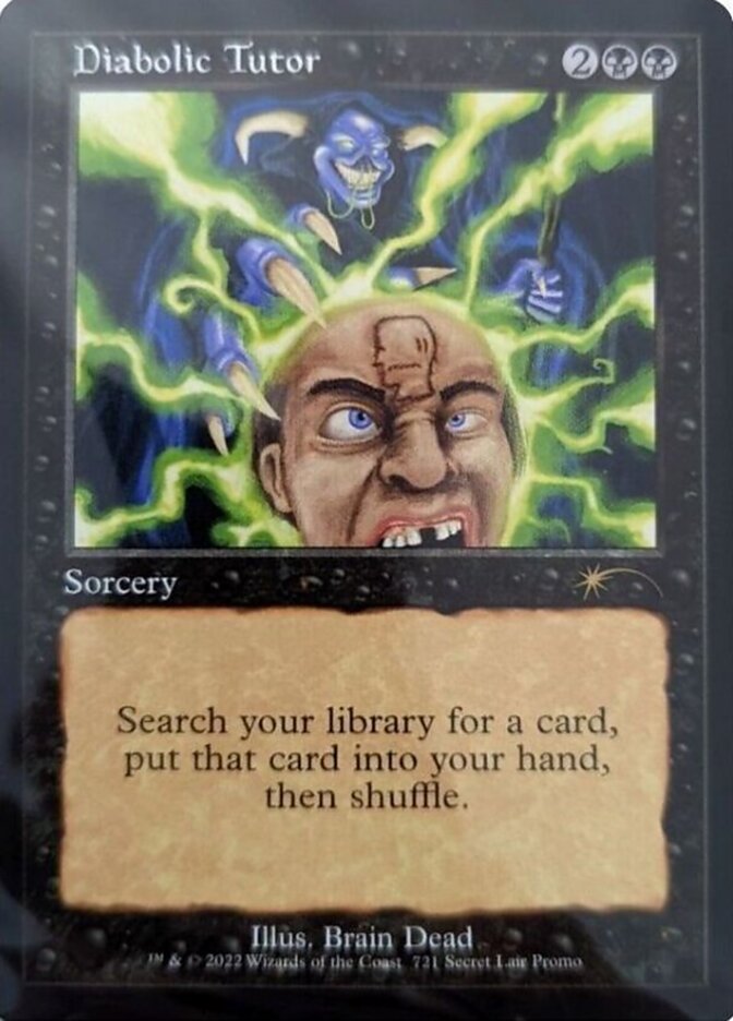 Diabolic Tutor (Retro) [Secret Lair Drop Promos] | Empire Gaming NC