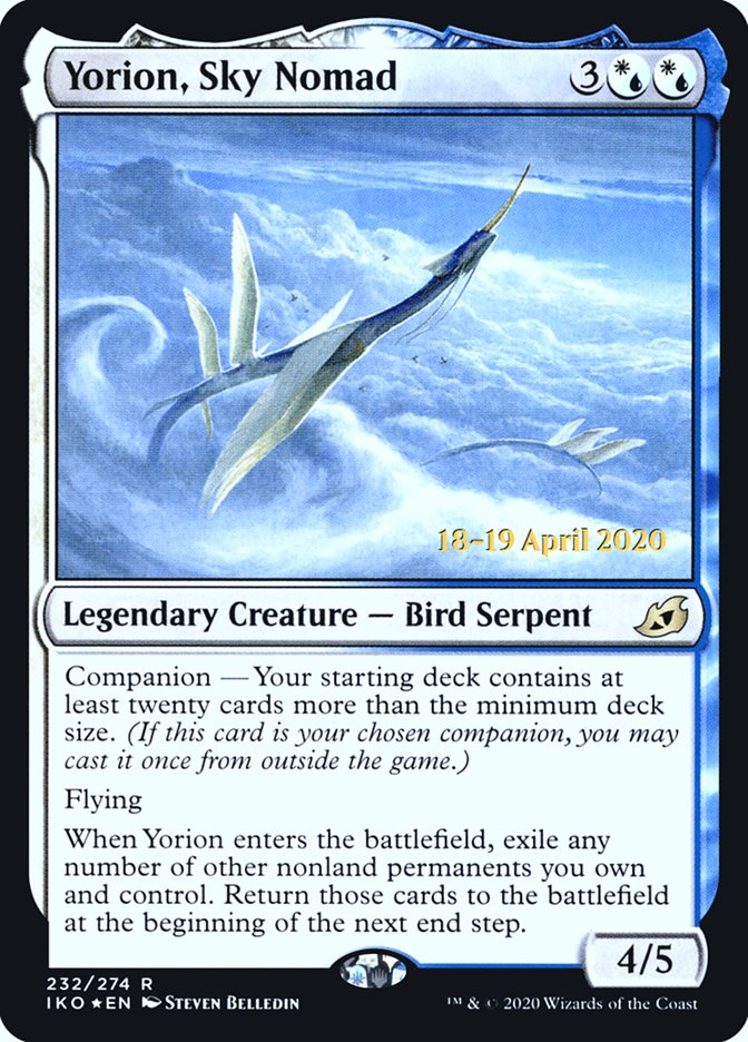 Yorion, Sky Nomad  [Ikoria: Lair of Behemoths Prerelease Promos] | Empire Gaming NC