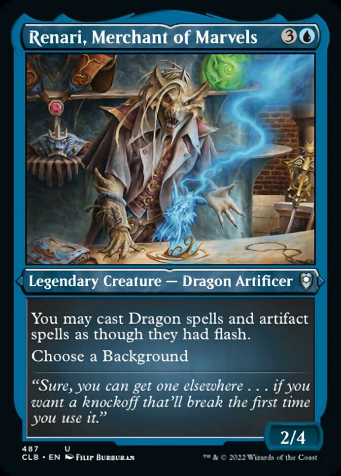 Renari, Merchant of Marvels (Foil Etched) [Commander Legends: Battle for Baldur's Gate] | Empire Gaming NC