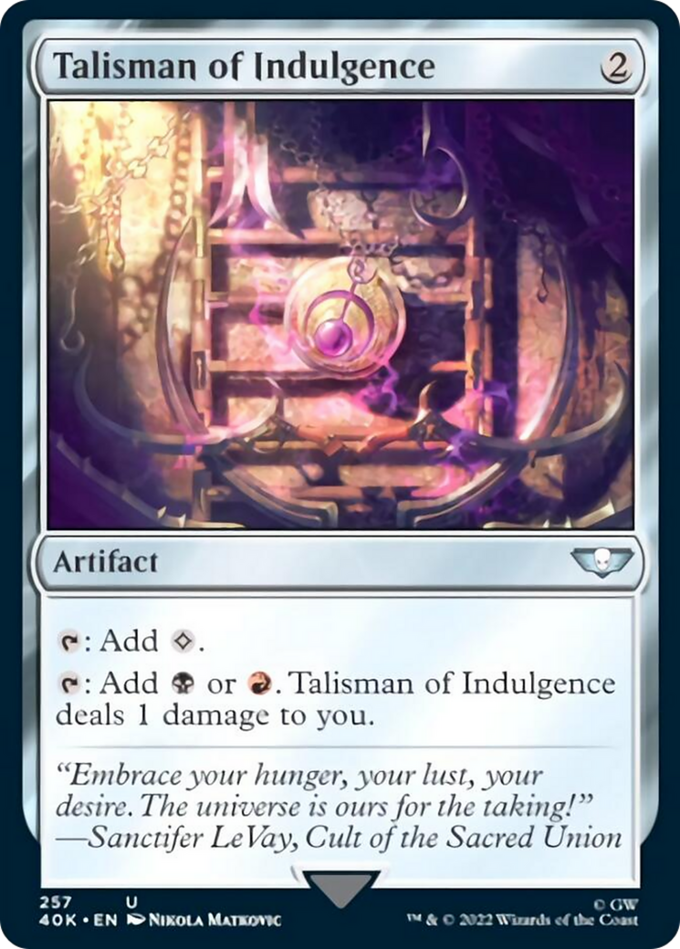 Talisman of Indulgence [Universes Beyond: Warhammer 40,000] | Empire Gaming NC