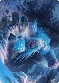 Icehide Troll Art Card [Kaldheim: Art Series] | Empire Gaming NC