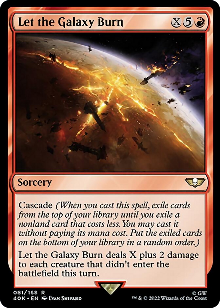 Let the Galaxy Burn (Surge Foil) [Universes Beyond: Warhammer 40,000] | Empire Gaming NC