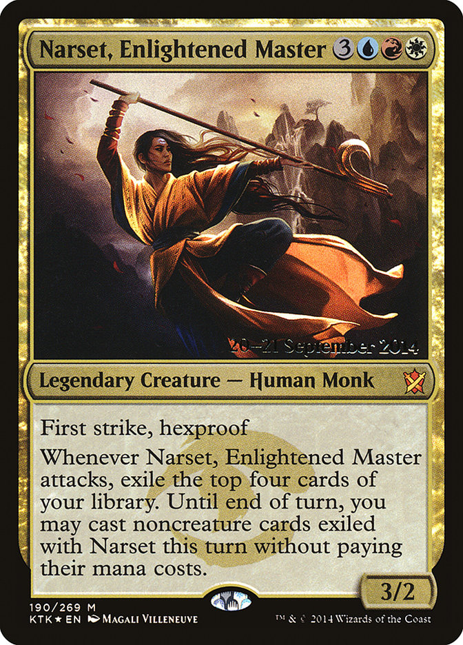 Narset, Enlightened Master  [Khans of Tarkir Prerelease Promos] | Empire Gaming NC