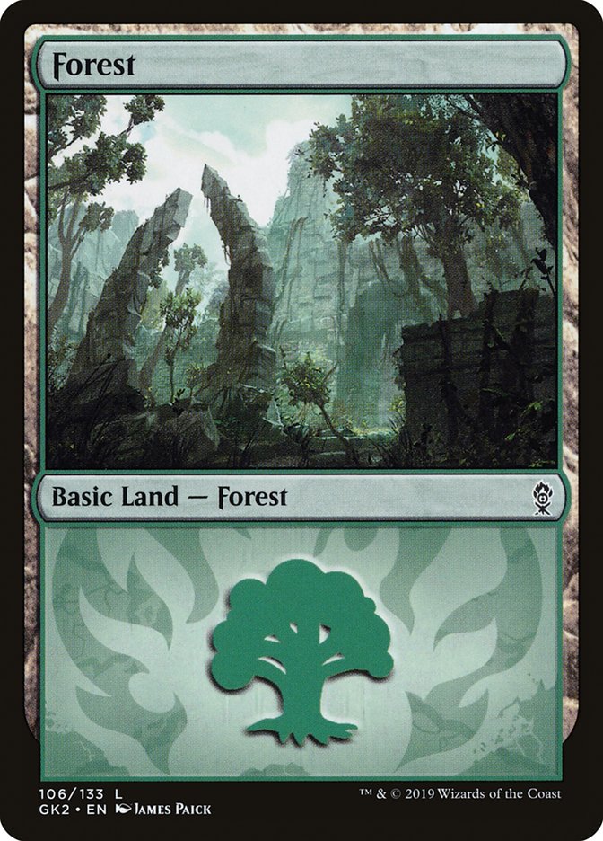 Forest (106) [Ravnica Allegiance Guild Kit] | Empire Gaming NC