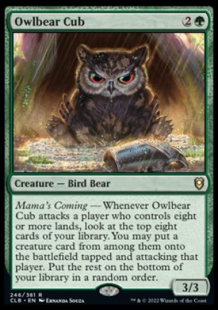 Owlbear Cub [Commander Legends: Battle for Baldur's Gate] | Empire Gaming NC