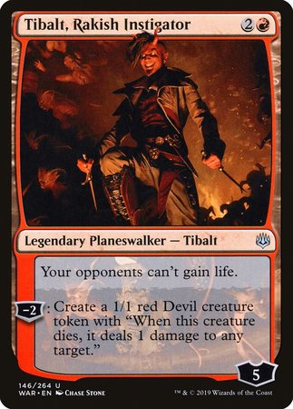 Tibalt, Rakish Instigator [War of the Spark] | Empire Gaming NC