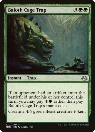 Baloth Cage Trap [Modern Masters 2017] | Empire Gaming NC