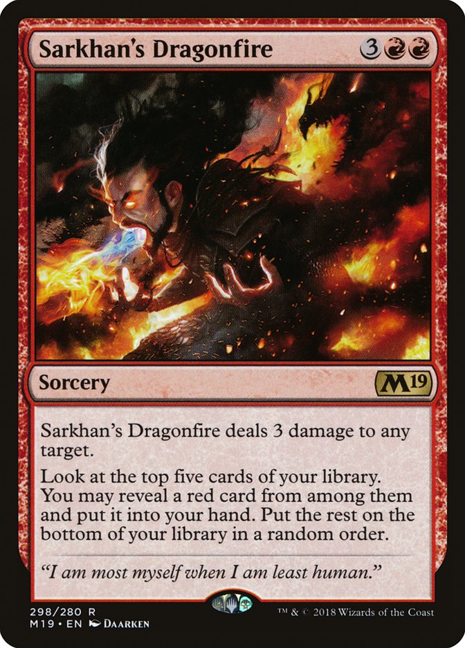 Sarkhan's Dragonfire [Core Set 2019] | Empire Gaming NC