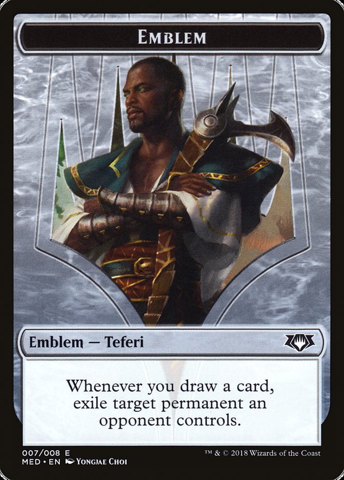 Emblem - Teferi, Hero of Dominaria [Mythic Edition Tokens] | Empire Gaming NC