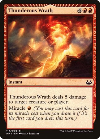 Thunderous Wrath [Modern Masters 2017] | Empire Gaming NC