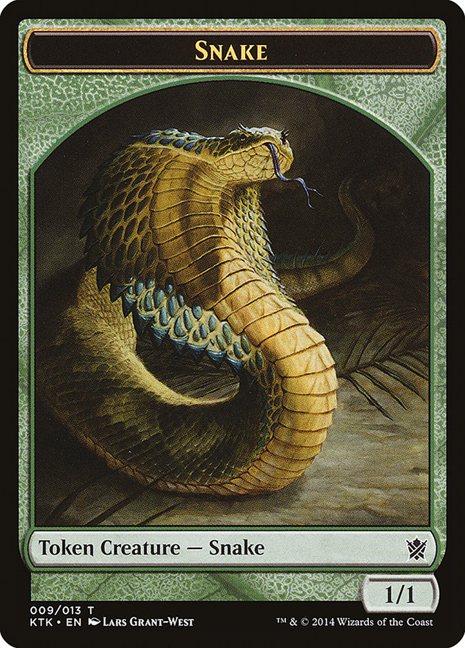 Snake [Khans of Tarkir Tokens] | Empire Gaming NC