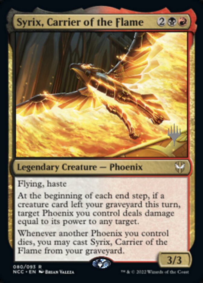 Syrix, Carrier of the Flame (Promo Pack) [Streets of New Capenna Commander Promos] | Empire Gaming NC