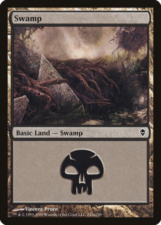 Swamp (241a) [Zendikar] | Empire Gaming NC