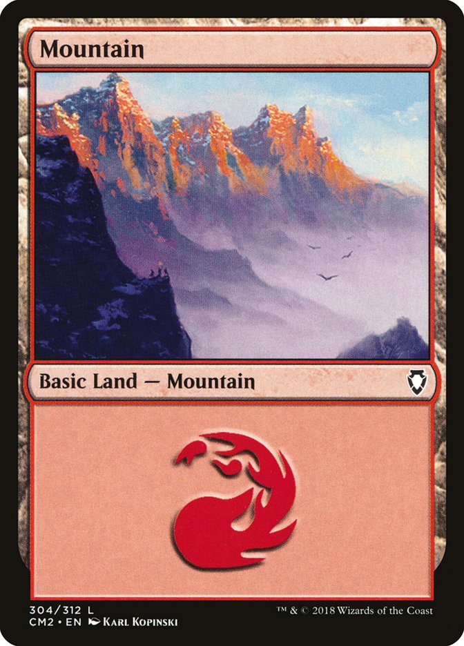 Mountain (304) [Commander Anthology Volume II] | Empire Gaming NC