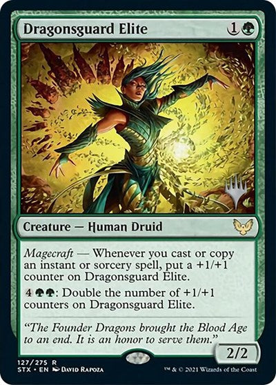 Dragonsguard Elite (Promo Pack) [Strixhaven: School of Mages Promos] | Empire Gaming NC