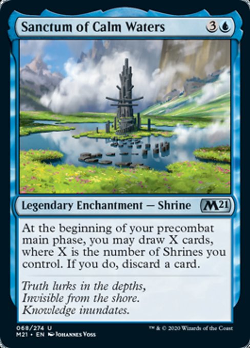 Sanctum of Calm Waters [Core Set 2021] | Empire Gaming NC