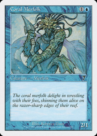 Coral Merfolk [Seventh Edition] | Empire Gaming NC