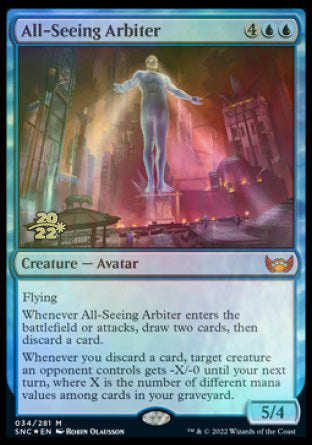 All-Seeing Arbiter [Streets of New Capenna Prerelease Promos] | Empire Gaming NC