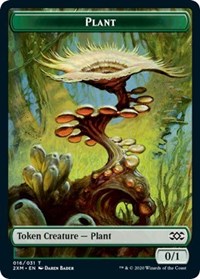 Plant // Treasure Double-sided Token [Double Masters Tokens] | Empire Gaming NC