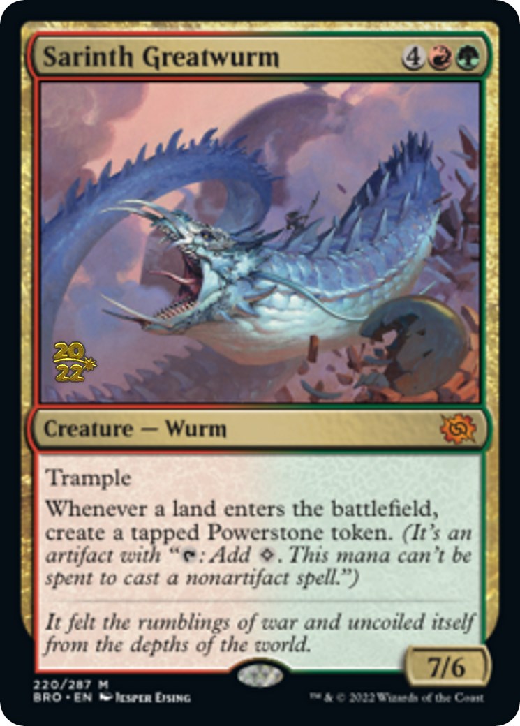 Sarinth Greatwurm [The Brothers' War: Prerelease Promos] | Empire Gaming NC