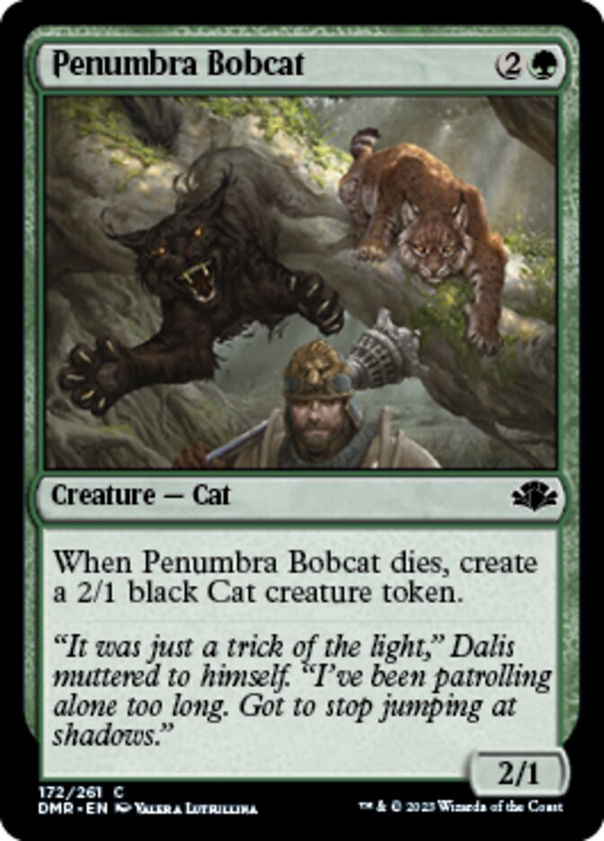 Penumbra Bobcat [Dominaria Remastered] | Empire Gaming NC