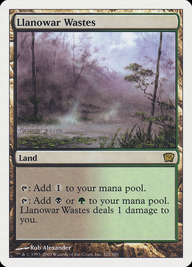 Llanowar Wastes [Ninth Edition] | Empire Gaming NC