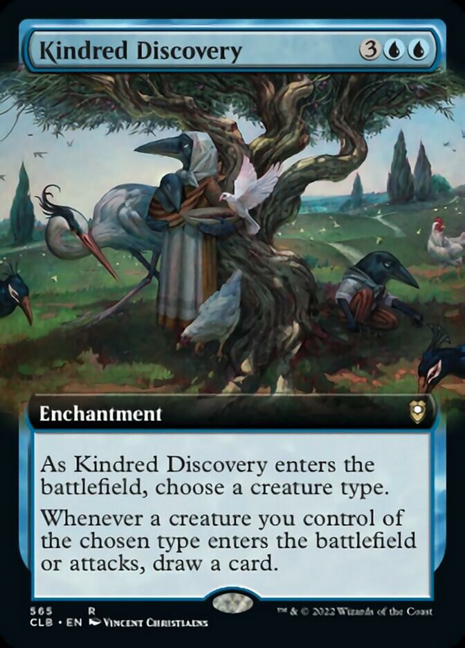 Kindred Discovery (Extended Art) [Commander Legends: Battle for Baldur's Gate] | Empire Gaming NC