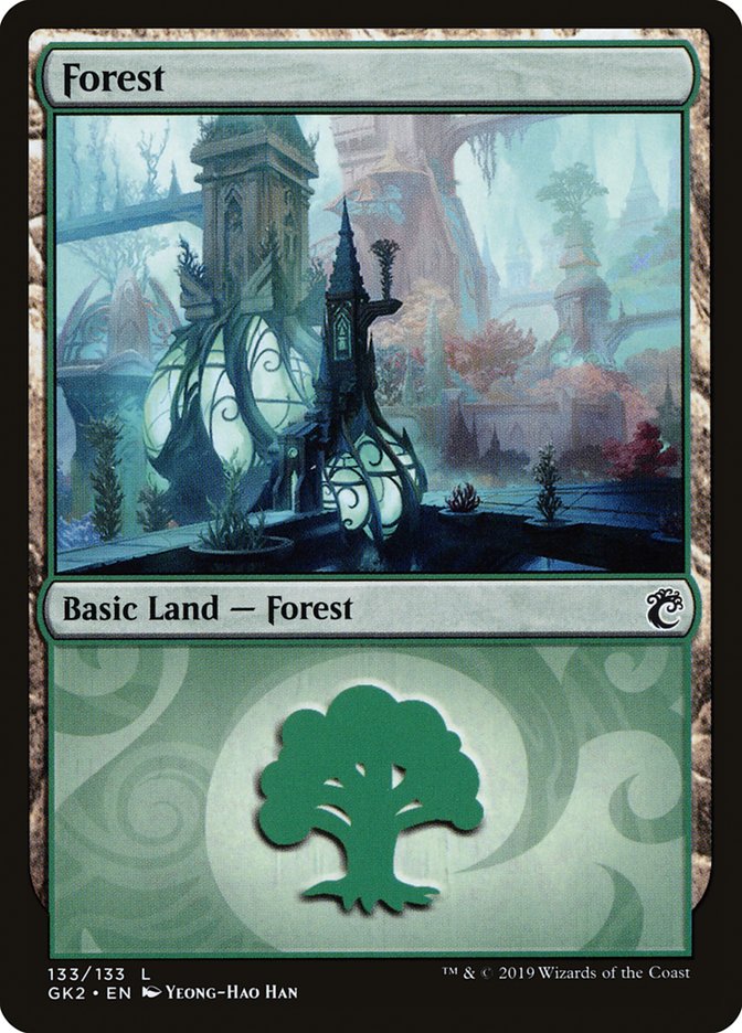 Forest (133) [Ravnica Allegiance Guild Kit] | Empire Gaming NC