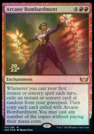 Arcane Bombardment [Streets of New Capenna Prerelease Promos] | Empire Gaming NC