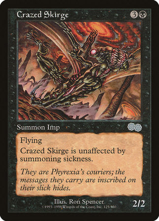 Crazed Skirge [Urza's Saga] | Empire Gaming NC
