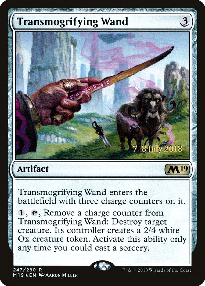 Transmogrifying Wand [Core Set 2019 Promos] | Empire Gaming NC