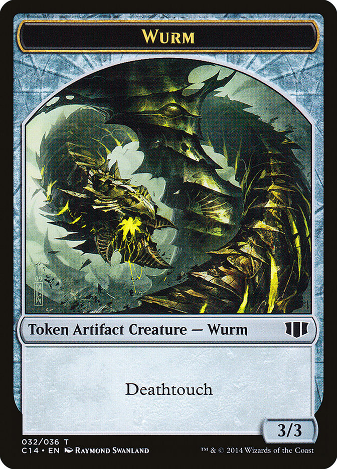 Wurm (032/036) // Goat Double-sided Token [Commander 2014 Tokens] | Empire Gaming NC