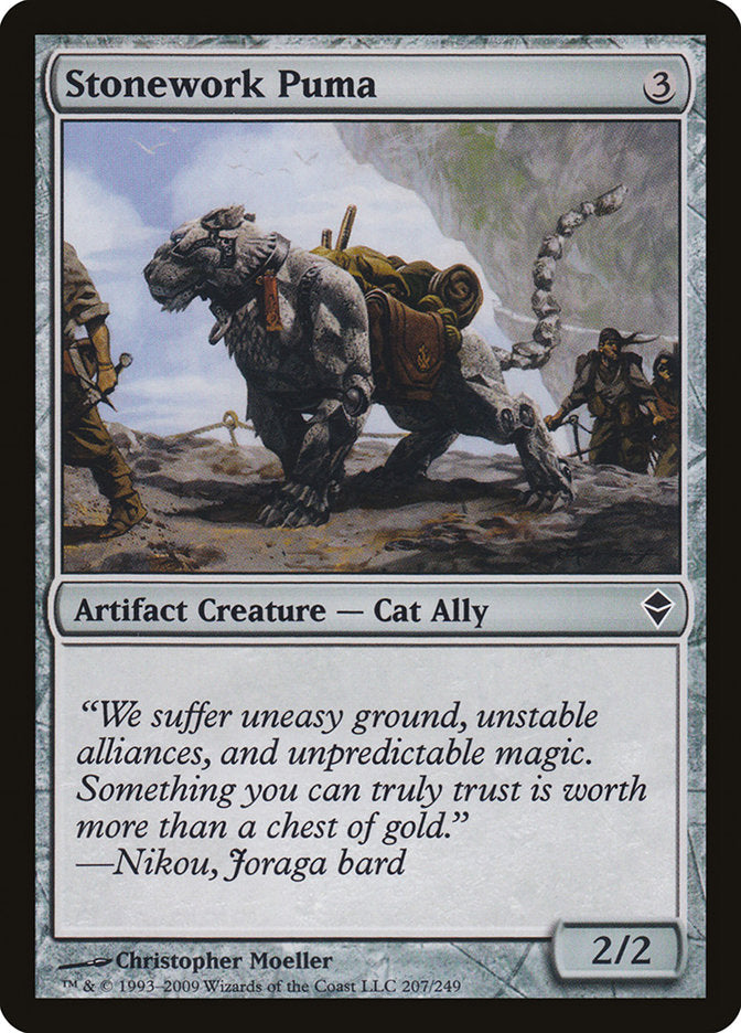 Stonework Puma [Zendikar] | Empire Gaming NC