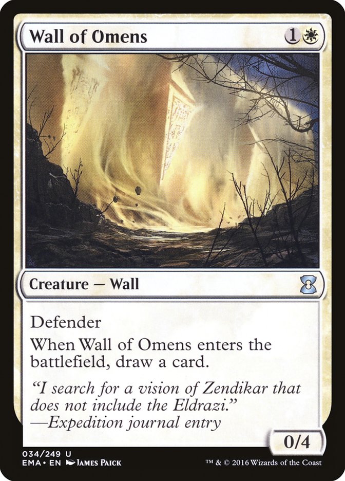 Wall of Omens [Eternal Masters] | Empire Gaming NC