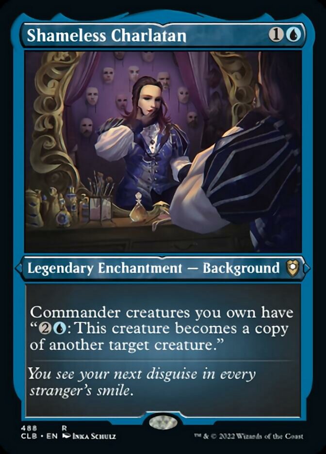 Shameless Charlatan (Foil Etched) [Commander Legends: Battle for Baldur's Gate] | Empire Gaming NC