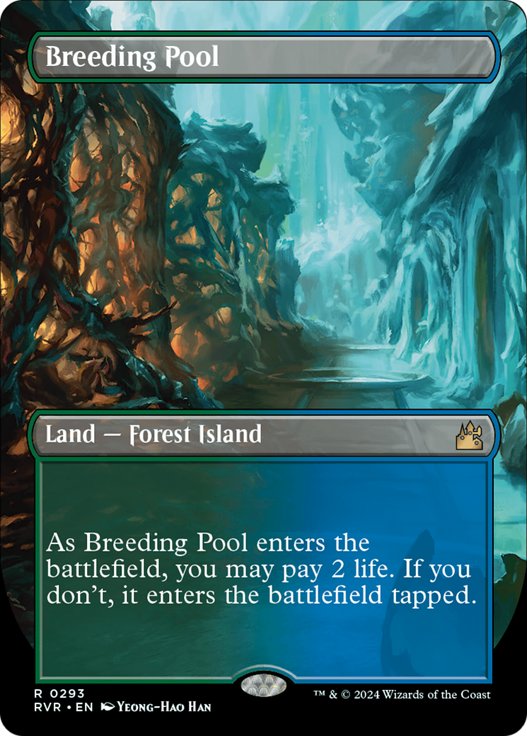 Breeding Pool (Borderless) [Ravnica Remastered] | Empire Gaming NC