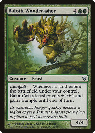 Baloth Woodcrasher [Zendikar] | Empire Gaming NC