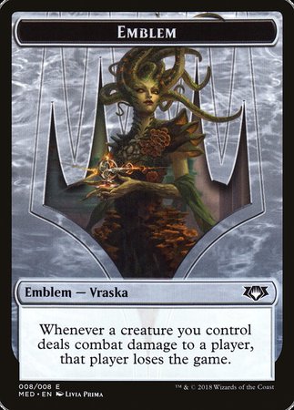 Emblem - Vraska, Golgari Queen [Mythic Edition Tokens] | Empire Gaming NC