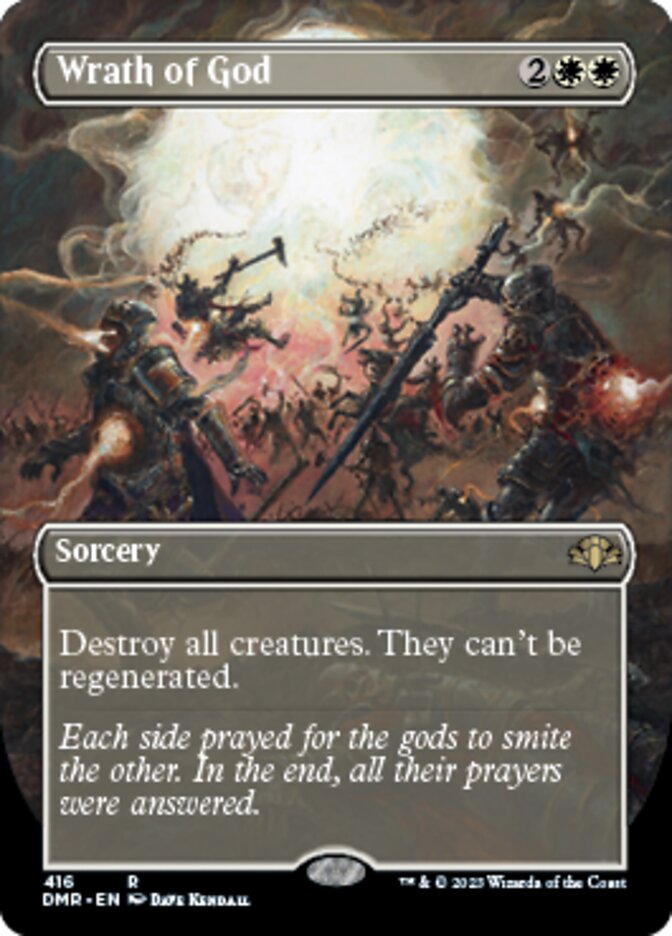 Wrath of God (Borderless Alternate Art) [Dominaria Remastered] | Empire Gaming NC