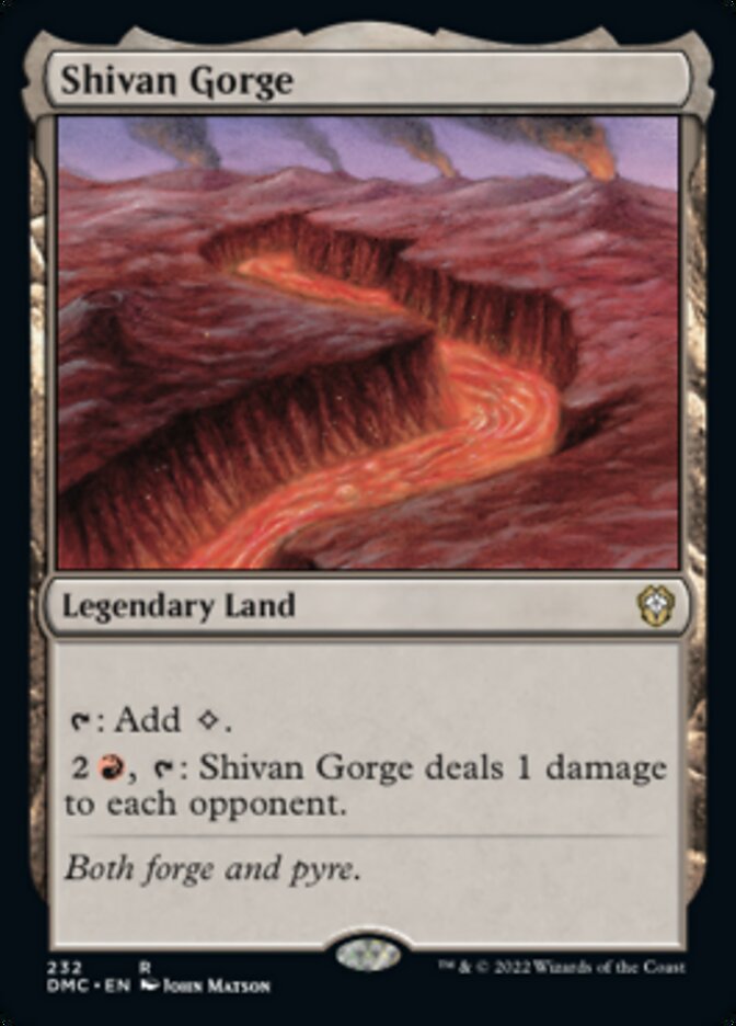 Shivan Gorge [Dominaria United Commander] | Empire Gaming NC