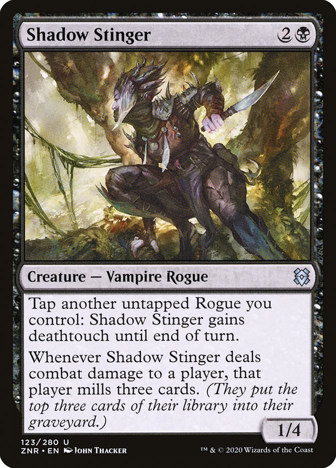 Shadow Stinger [Zendikar Rising] | Empire Gaming NC