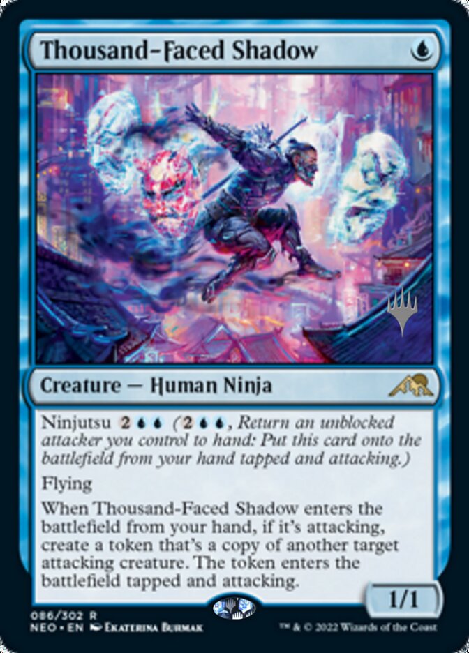 Thousand-Faced Shadow (Promo Pack) [Kamigawa: Neon Dynasty Promos] | Empire Gaming NC