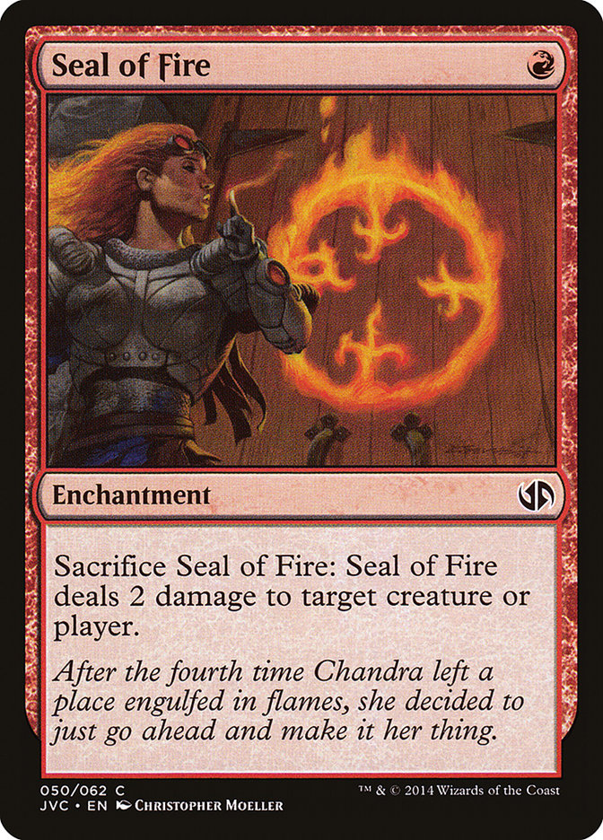 Seal of Fire [Duel Decks Anthology] | Empire Gaming NC