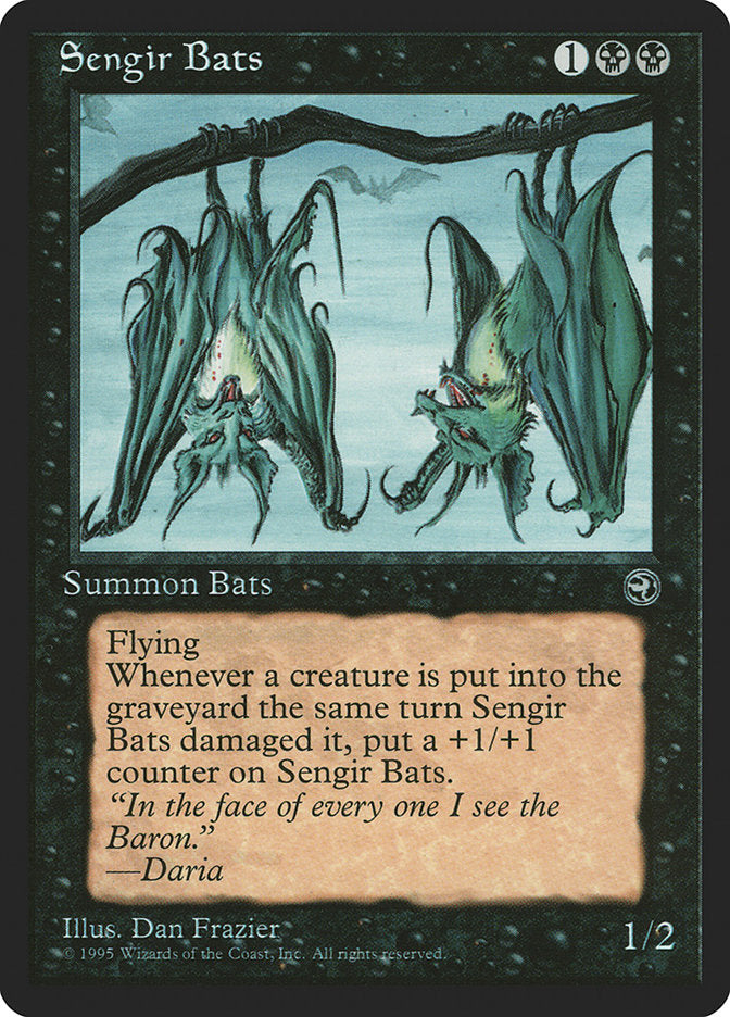 Sengir Bats (Daria Flavor Text) [Homelands] | Empire Gaming NC