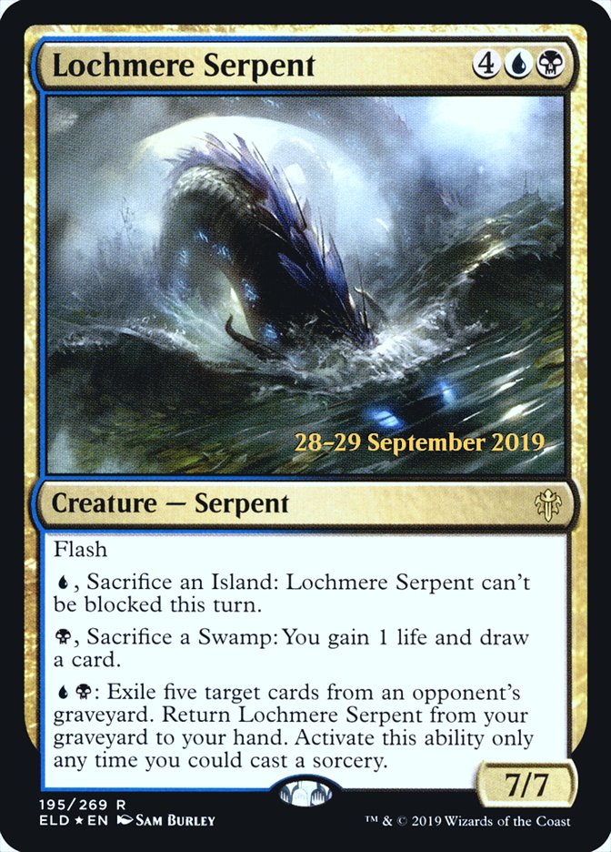 Lochmere Serpent  [Throne of Eldraine Prerelease Promos] | Empire Gaming NC