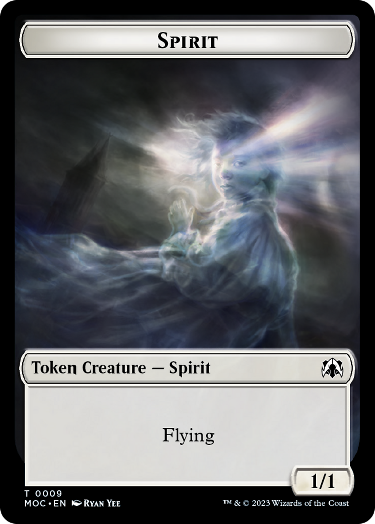 Spirt (9) // Treasure Double-Sided Token [March of the Machine Commander Tokens] | Empire Gaming NC