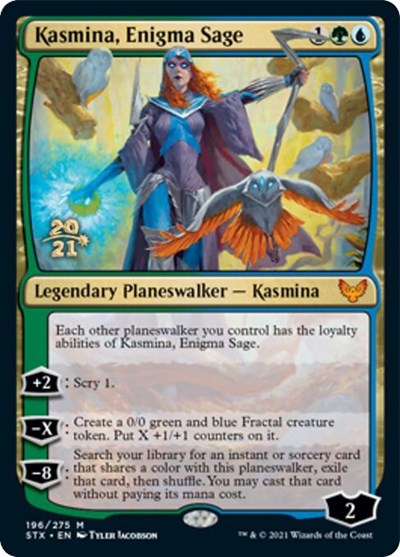 Kasmina, Enigma Sage [Strixhaven: School of Mages Prerelease Promos] | Empire Gaming NC