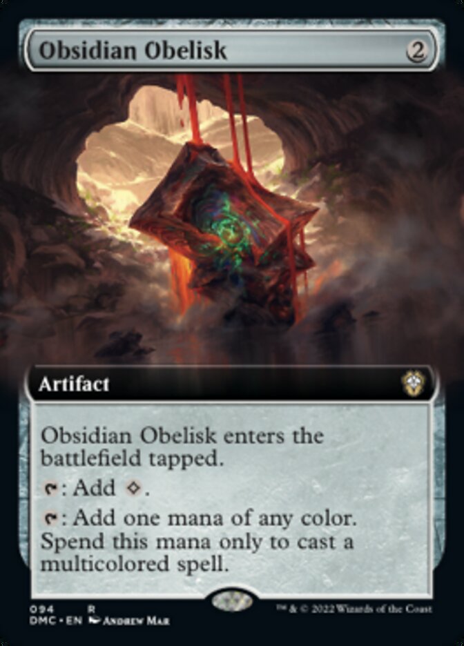 Obsidian Obelisk (Extended Art) [Dominaria United Commander] | Empire Gaming NC