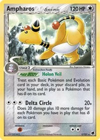 Ampharos (Delta Species) (1) [Dragon Frontiers] | Empire Gaming NC